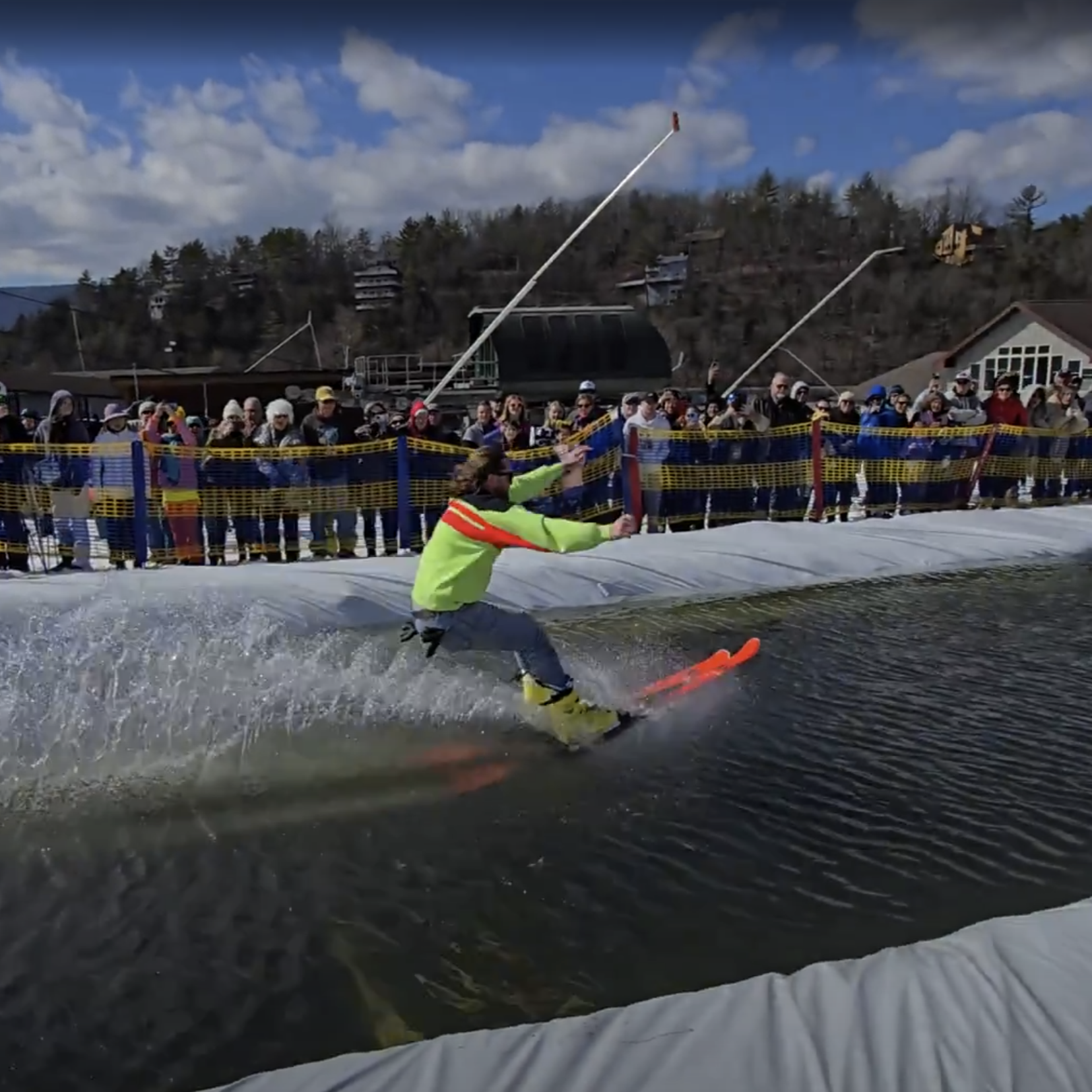 Pond Skimming at Bryce Resort